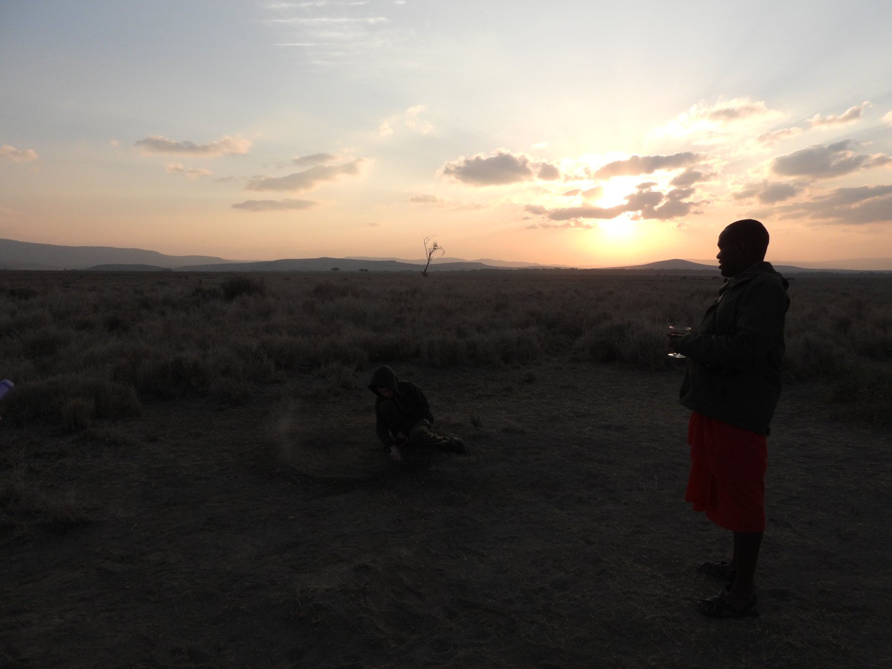 With our Maasai guide