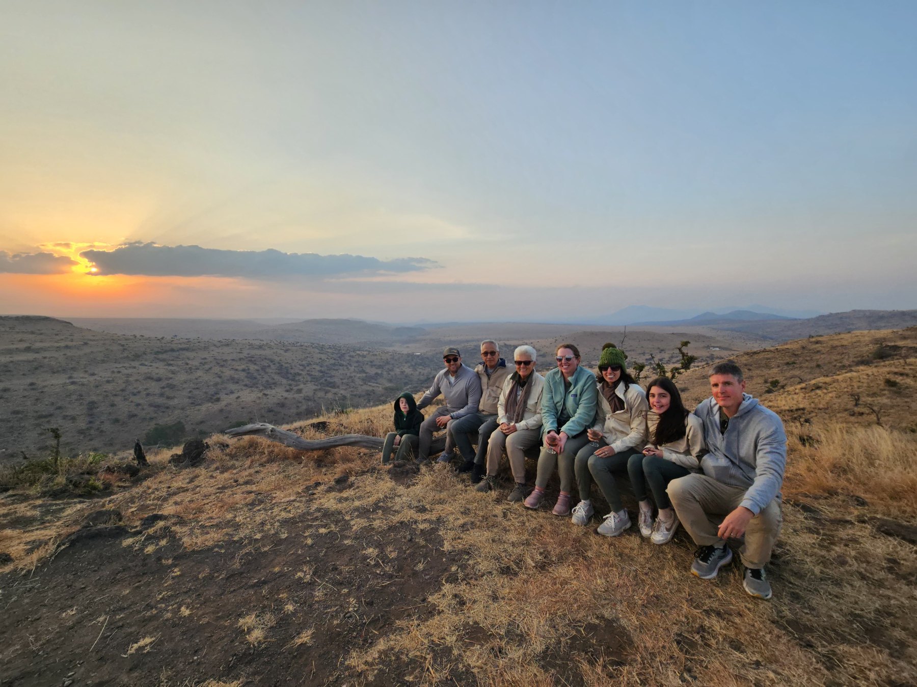Sundowners on the hill