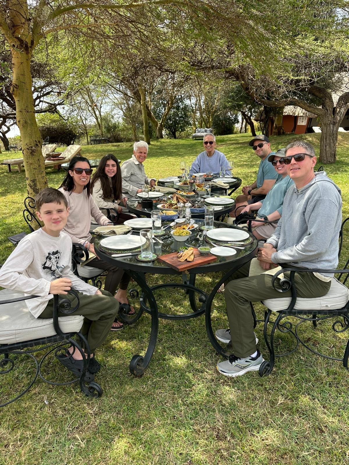Breakfast at camp