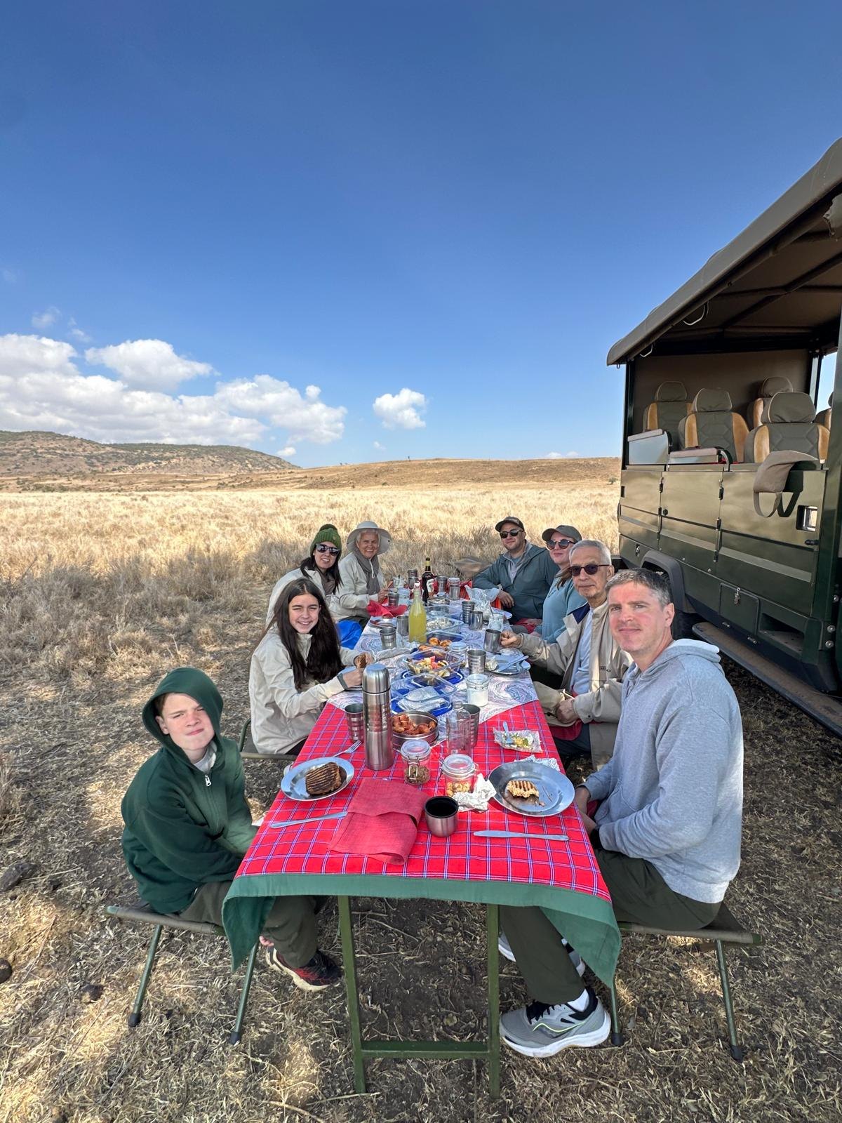 Breakfast on the plains
