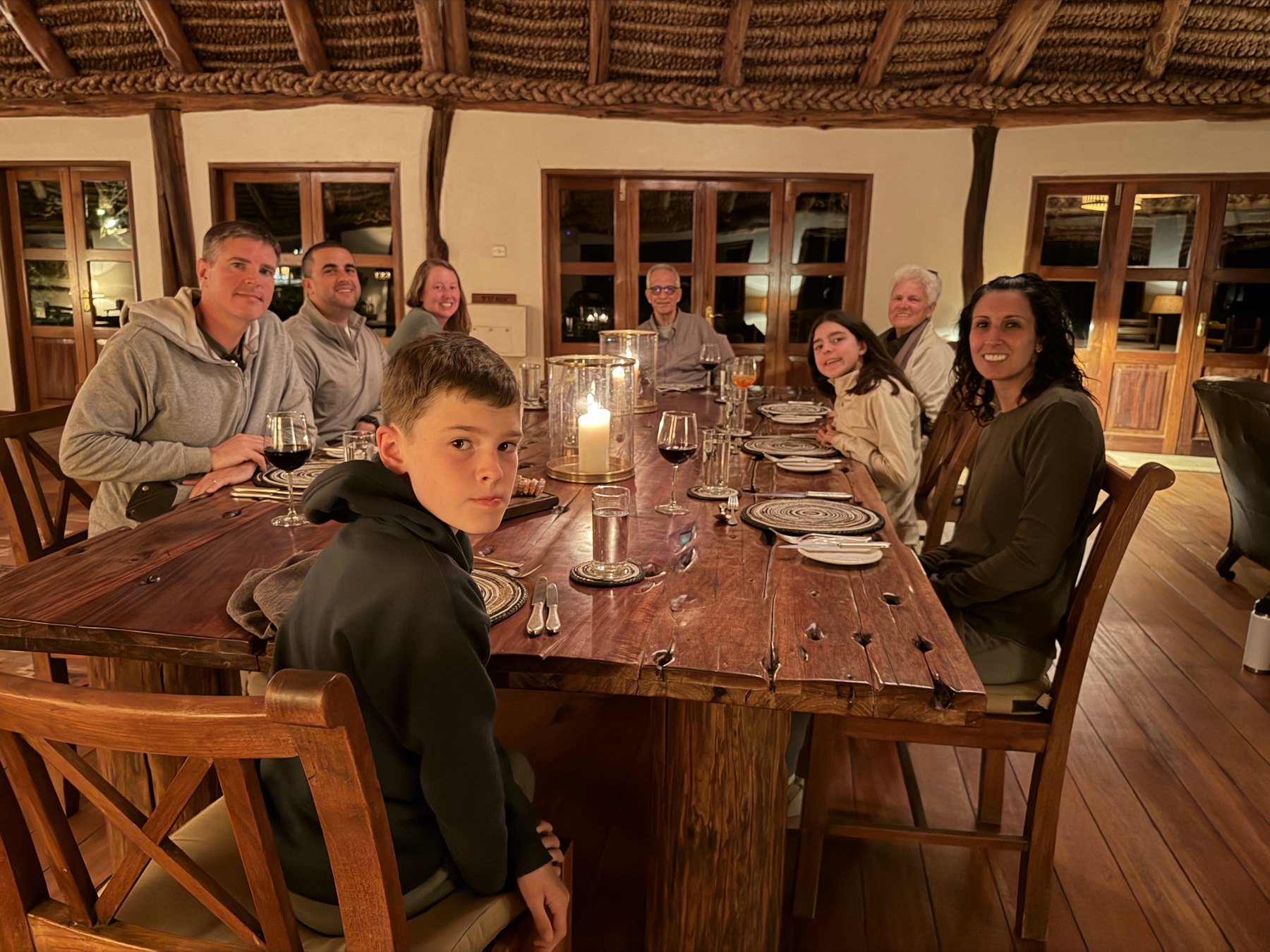 Dinner at Kifaru House