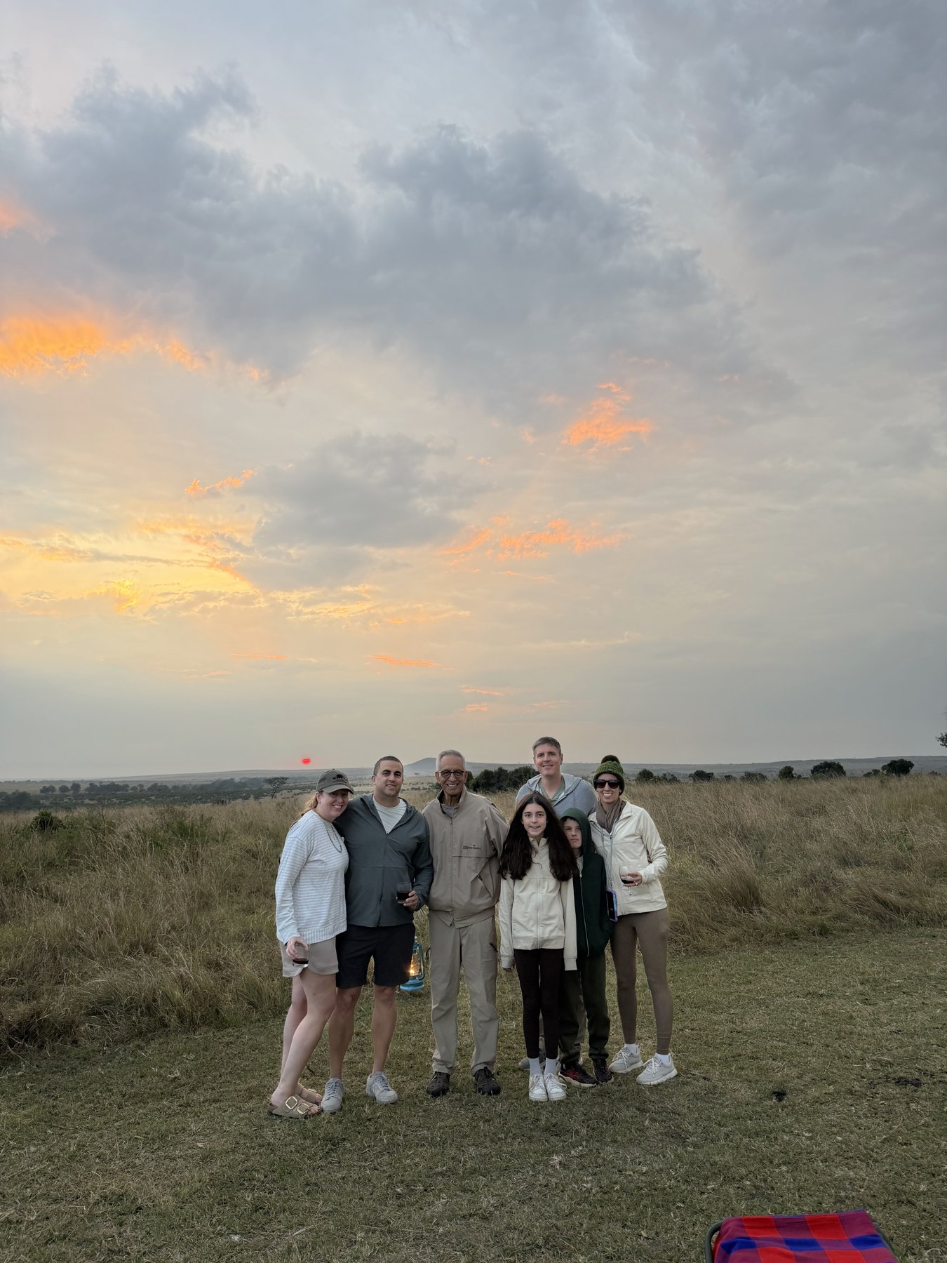 The family at sundown