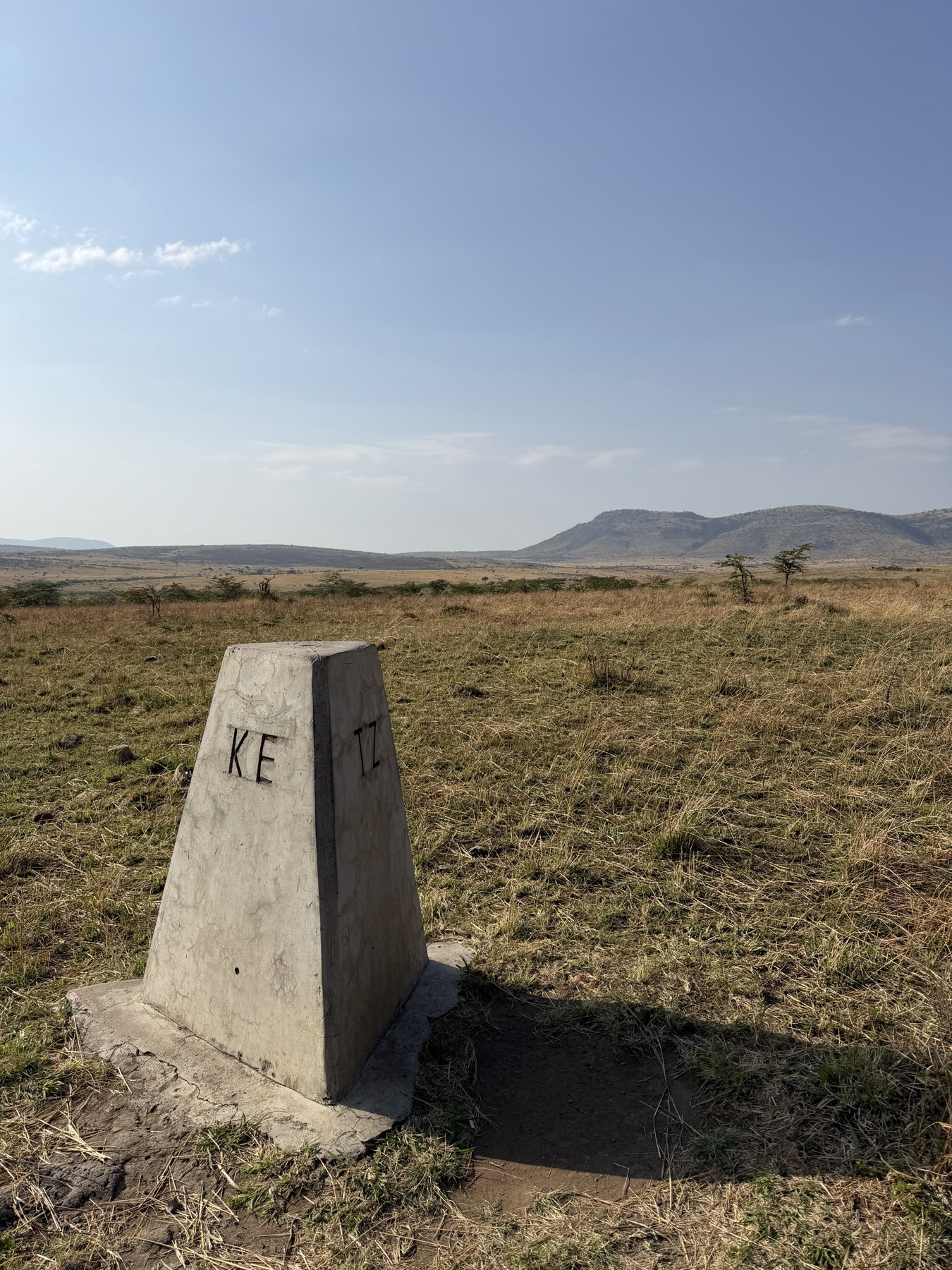 Kenya–Tanzania border marker