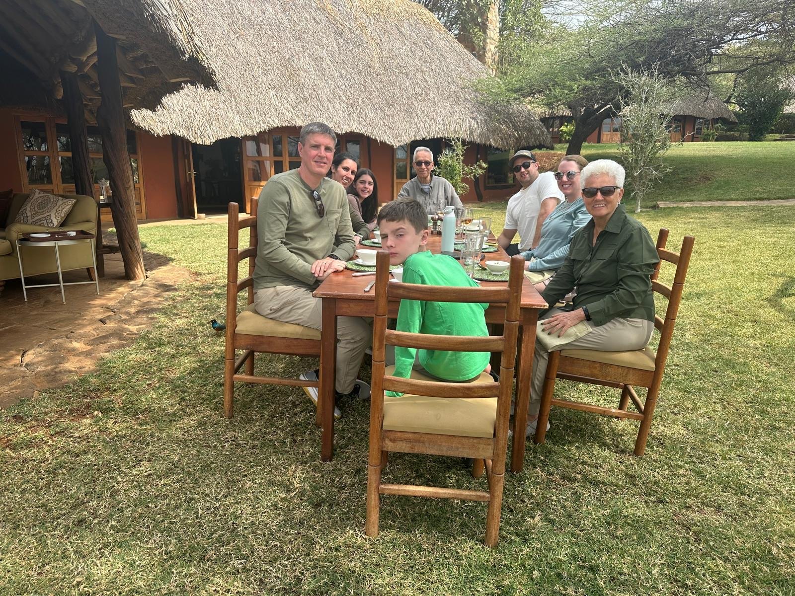 Lunch at camp
